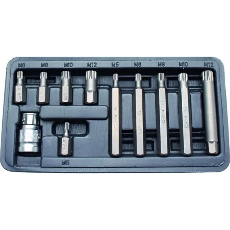 11-teiliges Satz Xzn- Oder Spline-bits - M5 Bis M12