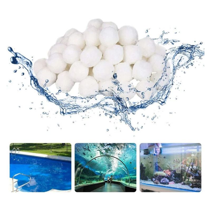 1000g Filterkugeln Für Pool, Filterbälle Für Außenpool, Faserfilter Für Pool, Sandfilter