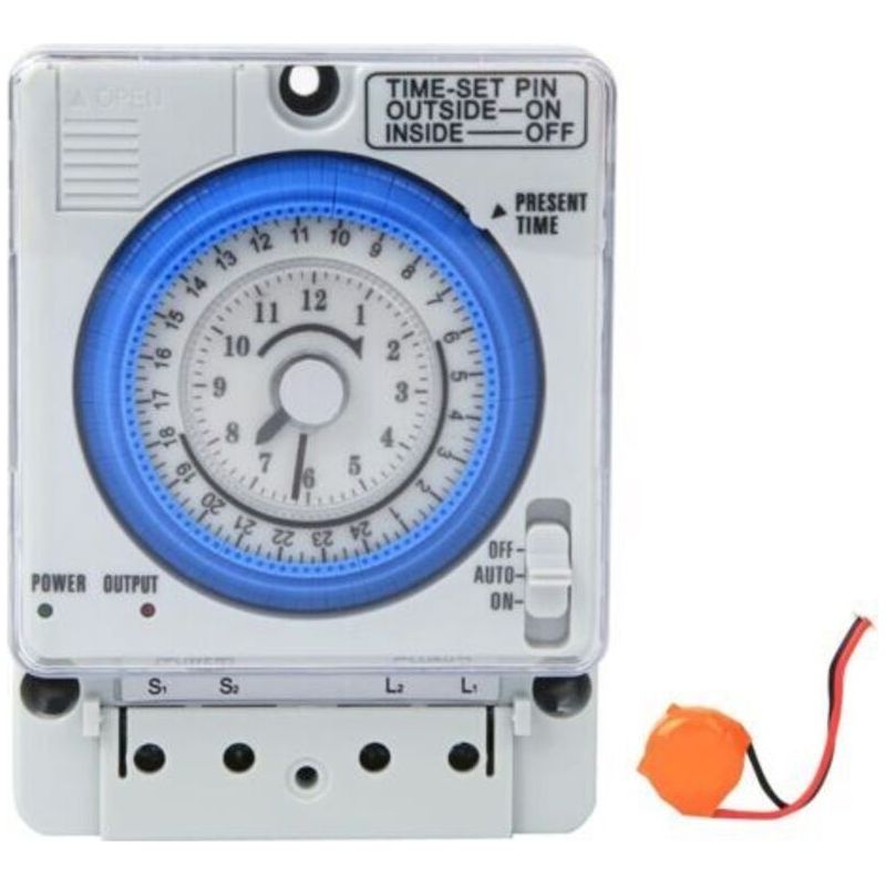 24-stunden-zeitschaltrelais Tb-388 Mechanischer Timer Ac220v 10a Digitaler Timer Robust Für Lampe