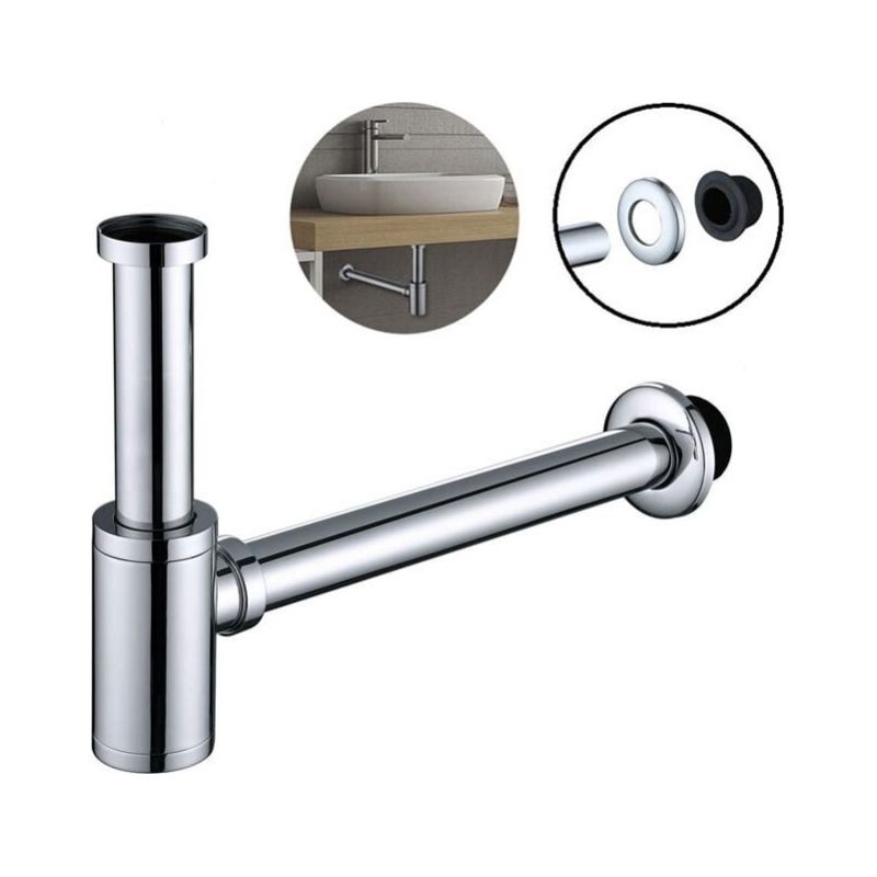 Edelstahl-waschbeckenablauf, Verstellbarer Ablauf Für Waschbecken Und Waschtisch, Ablaufgarnitur G1-1/4