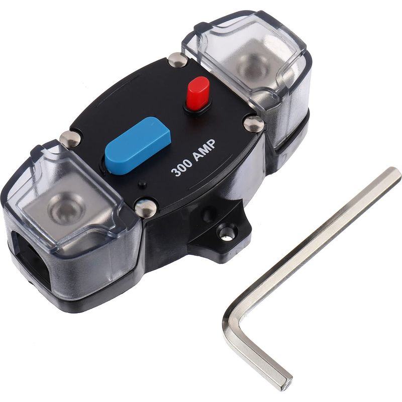 300a 12-48 Volt Dc-schutzschalter Mit Automatischer Wiederherstellung Und Manueller Reset-taste Für Automobile, Wohnmobile, Marine Und Boote (300 Ampere)