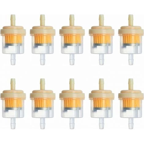 Magnetischer Patronenfilter, 10 Stück, Zur Entfernung Von Verunreinigungen Im Benzin, Schnellfilter Für Kraftstoff, Geeignet Für Motorräder, Rasenmäher Und Aufsitzrasenmäher