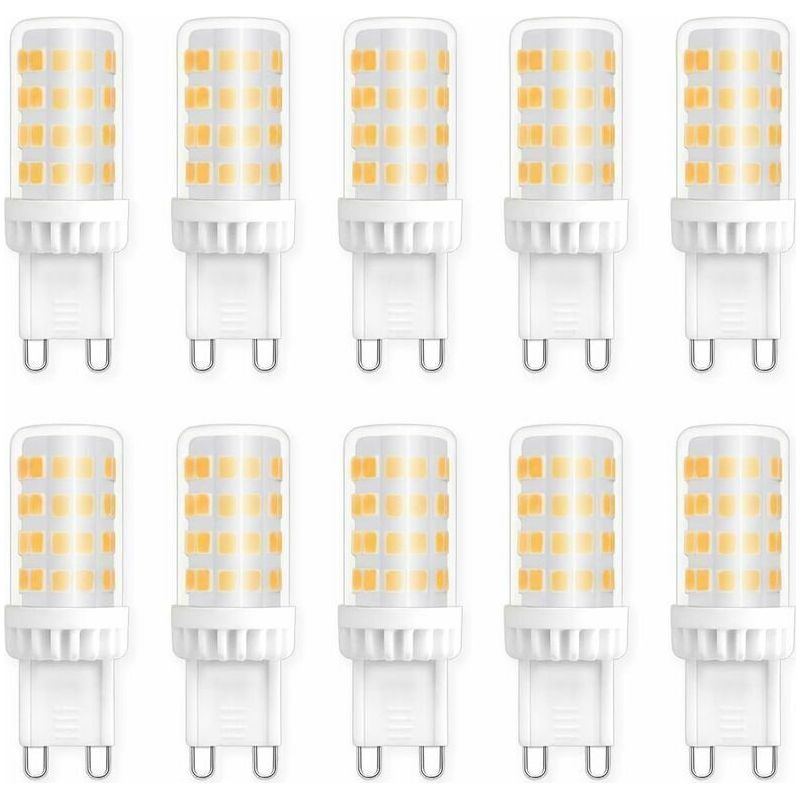Led-g9-lampen 5w, Ersatz Für 40w 50w Halogen, 450lm, Neutralweiß 4000k, Ac 220v, Standard G9-sockel, Energieeffizient, Für Deckenbeleuchtung, Küche, Schlafzimmer, Wohnzimmer, 10er-pack