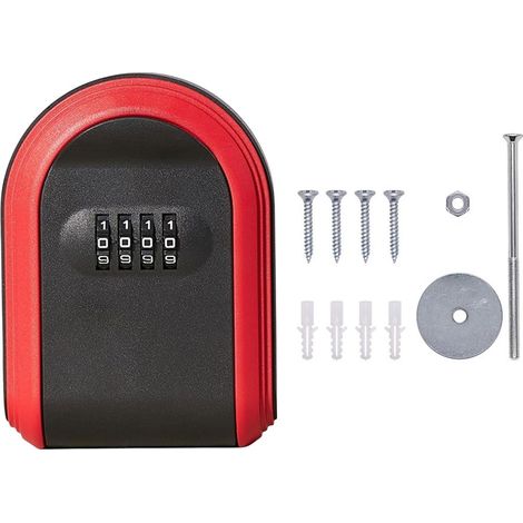 Schlüsselbox, Wand-schlüsselbox, Sichere Schlüsselbox, Schlüsselsafe, Wand-schlüsselsafe, Sichere Schlüsselbox, Tresor Mit 4-stelligem Zahlencode Für Haus, Büro, Schule, Garage