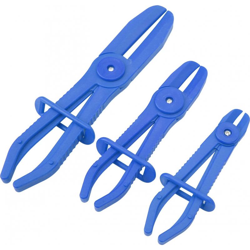 Schlauchklemmen, 3-teiliges Set Schlauchklemmen Für Leitungen, Klemmzangen Für Schläuche, Schlauchschellen-zange, Kühlschlauchzange Für Benzinschläuche, Kraftstoffsparend, 155, 185, 250 Mm