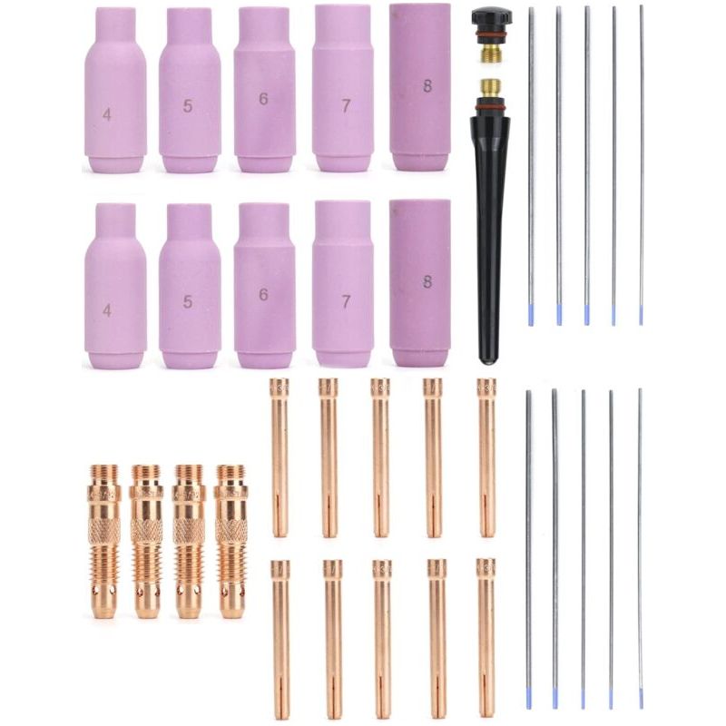 36-teiliges Zubehörset Für Wig-schweißbrenner, Verbrauchsmaterial-set Für Wig-brenner Wp-17/18/26