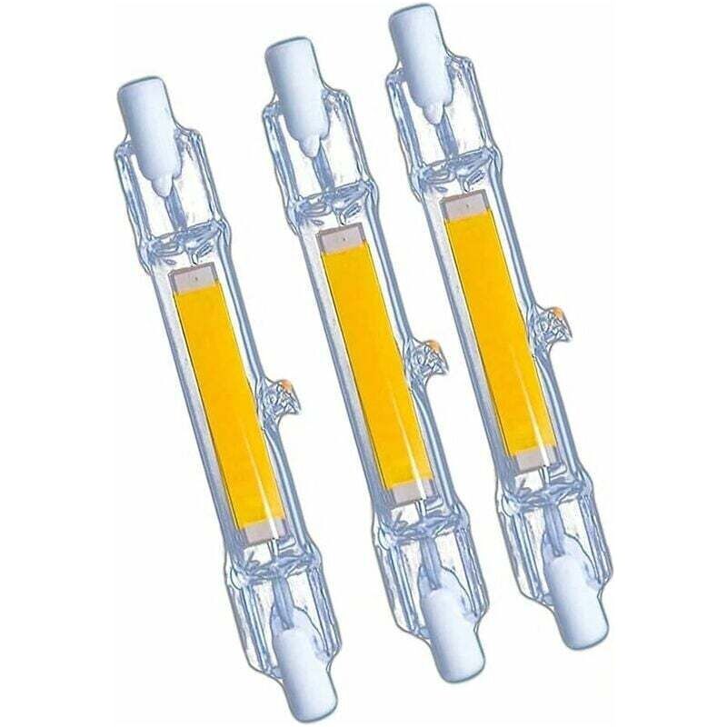R7s 118mm Led-glühbirne, 100w Doppelseitige Lineare J118 Lampe 220v 3000 Lumen Entspricht Halogen Naturweiß 4000k Für Strahler, Wohnzimmer, Garten, Nicht Dimmbar, 3er-pack [energieklasse A++]
