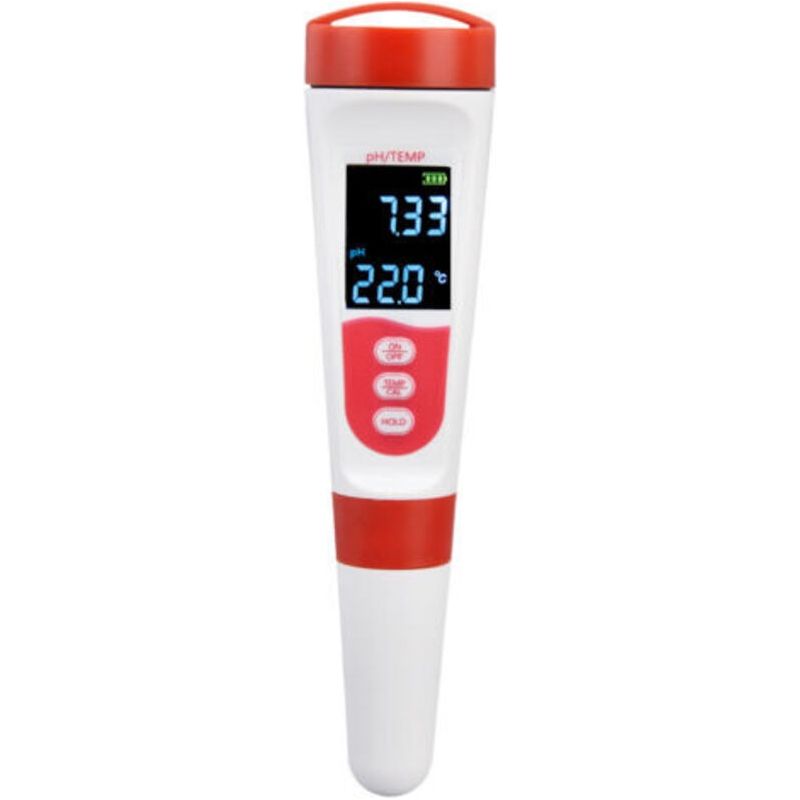 Tragbarer Ph-tester Für Aquarien – Messung Der Wasserqualität Und Temperatur – Ideal Für Die Aquaristik – Präzise Und Zuverlässig – Ohne Batterien Geliefert –