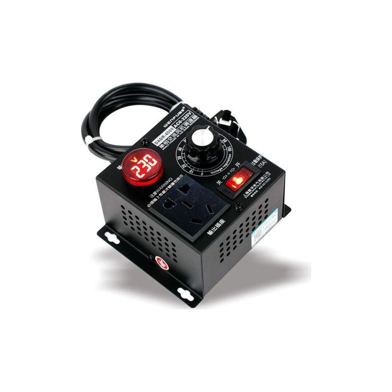 Dimmer, Ac 220v 9a 4000w Scr Spannungsregler Motor Lüfter Drehzahlregler Frequenzumrichter