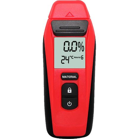Feuchtigkeitsmesser Für Holz, Thermometer, Hygrometer, Baumaterial, Feuchtigkeitsdetektor Für Bodenbeläge, Karton, Digitale Anzeige, Nadeltyp