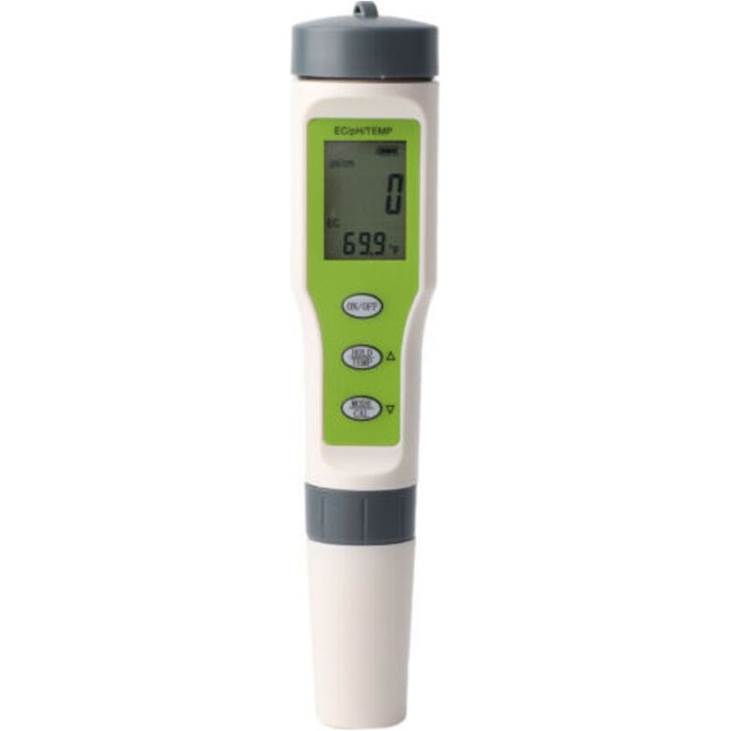 3-in-1-wassertester Ph/ec/temperatur Präzise Für Aquarium, Pool Und Garten