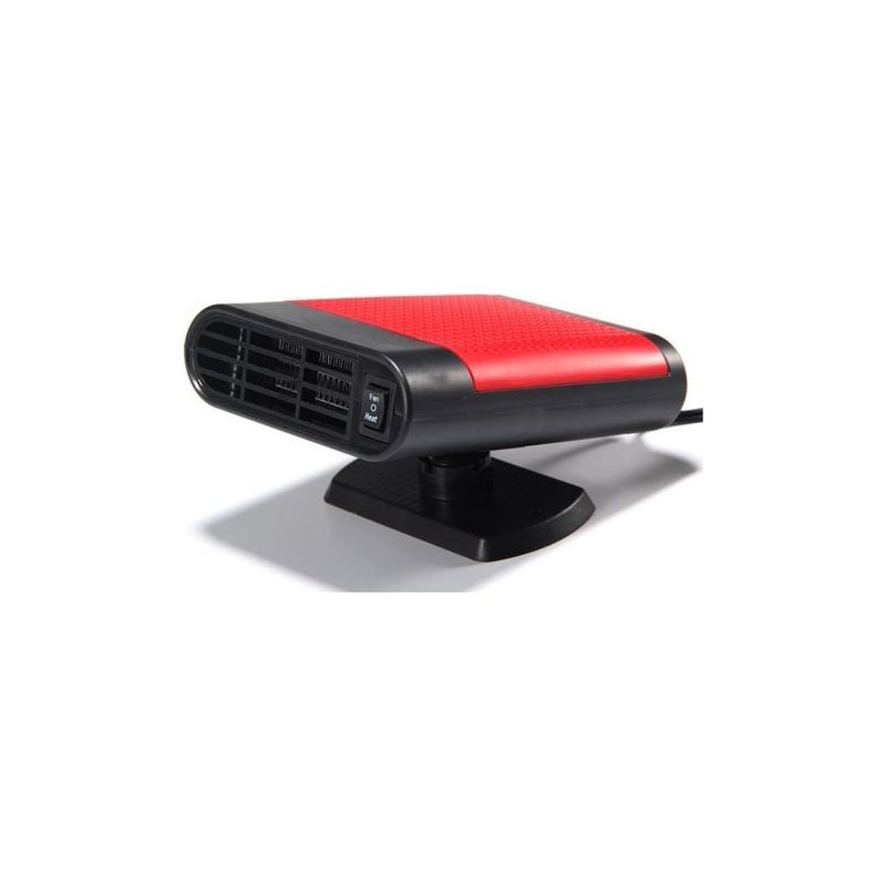 12v 15w Auto-heizlüfter, Tragbare Heizung, Multifunktions-autoheizung Zum Entfrosten Und Entnebeln, 2-in-1 Tragbare Autoheizung - Rot