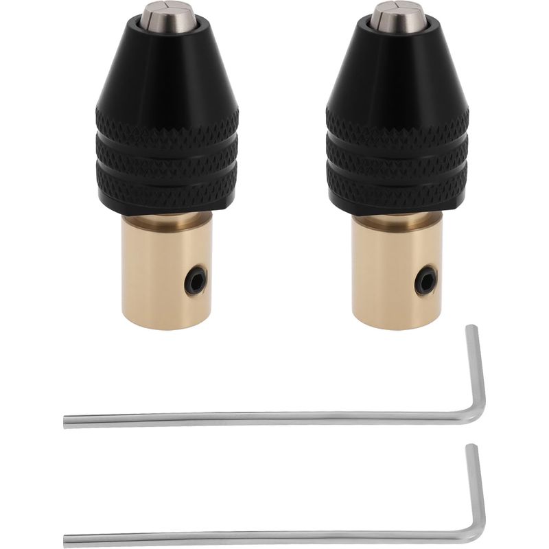 Satz Von 2 Selbstspannenden Mini-spannfuttern Mit 5 Mm Für Elektrische Mini-bohrmaschinen Und Elektrische Mini-schleifmaschinen