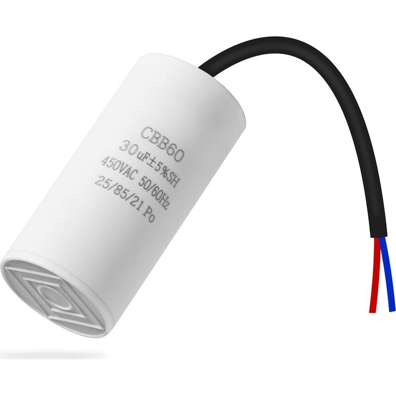 Cbb60 450v 30µf 50/60hz Startkondensator, Motorkondensator, Motorstartkondensator, Mikrofarad-kondensator Mit Kabel