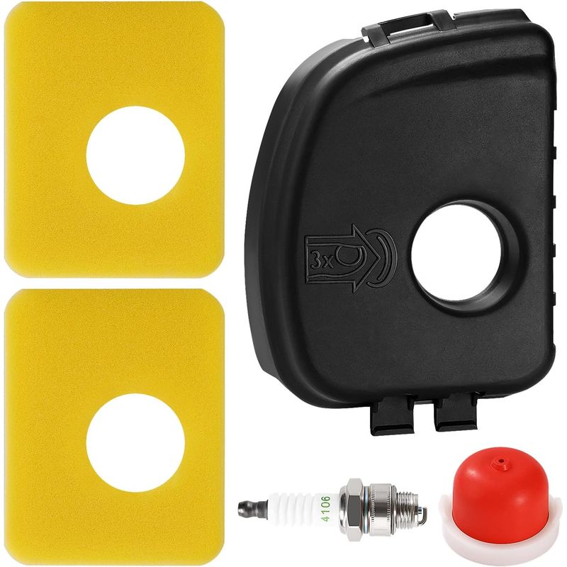 5-teiliges Luftfilterdeckel-set Für Rasenmäher, Luftfilterdeckel 595660, Schaumstoff-luftfilter 799579, Primerpumpe 594281, Zündkerze 4106