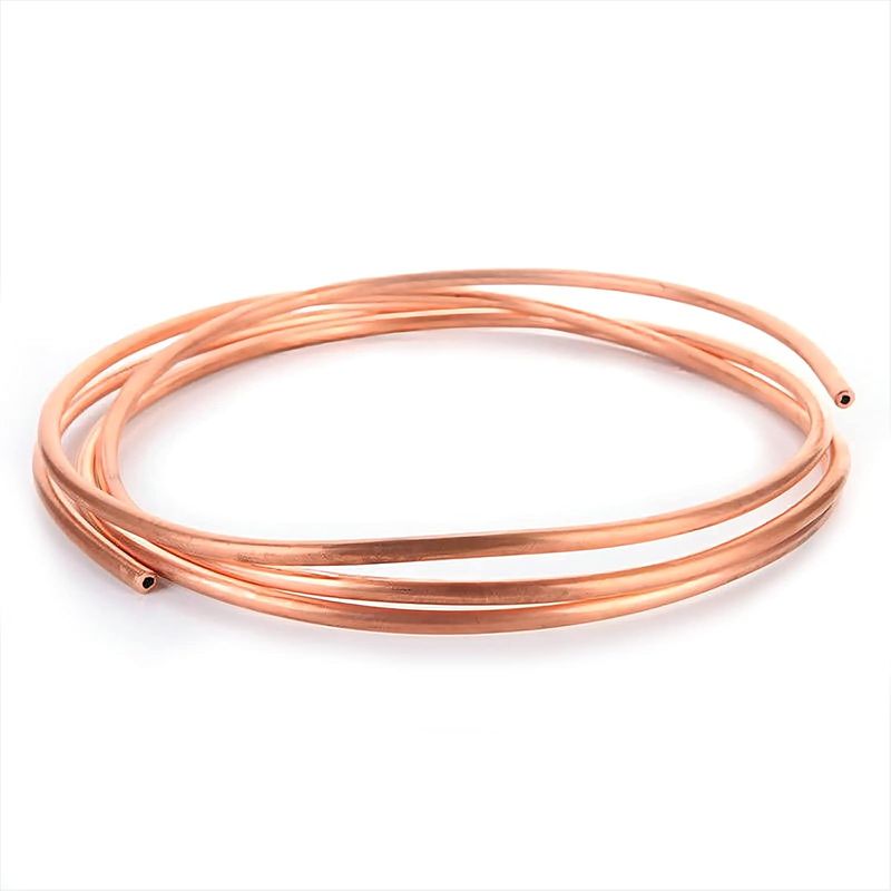 2m Kupferspule Außendurchmesser 3mm Innendurchmesser 2mm Wandstärke 0,5 Mm Kupferrohr Für Klimaanlage Weiches Kupferrohr (ad 3mm X Id 2mm)
