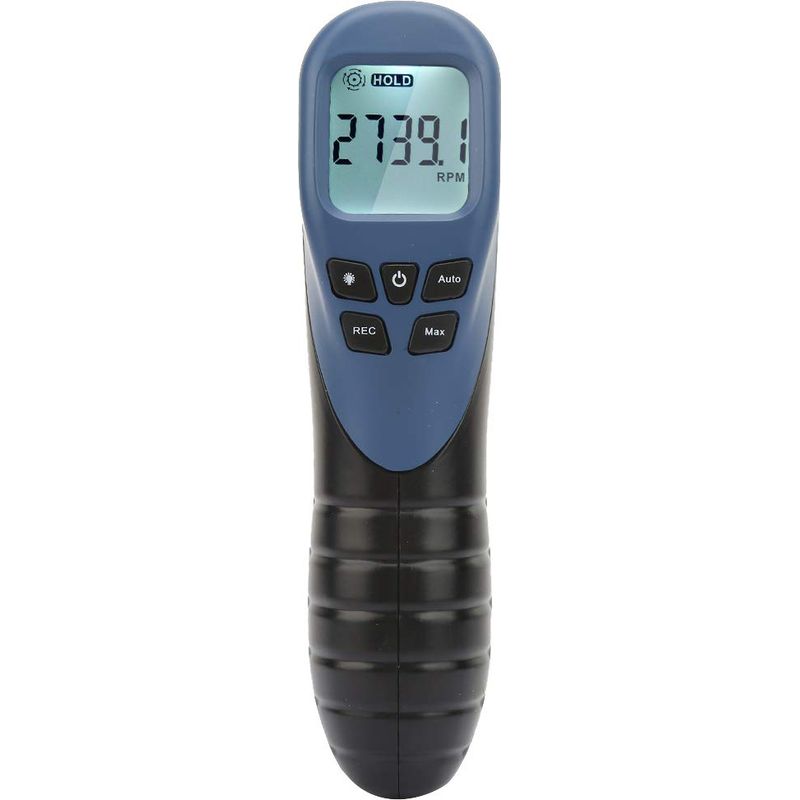 Berührungsloser, Handgehaltener Photoelektrischer Digitaler Tachometer, 9 V, 2,5 Bis 99.999 U/min, Messabstand 50 Bis 500 Mm Für Mechanik