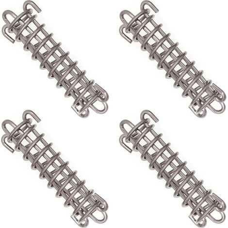 Schattenspender-befestigungen Für Zelt, Segel, Seil, Robuste Feder, Trampoline, 4 Stück Metallzubehör, Federn Für Camping Im Freien, Wandern, Reisen, Picknick, Strandzelt, Vordach