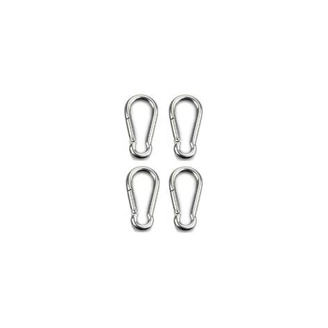 Satz Mit 5 Großen Schraubkarabinern Zur Befestigung Von Ausrüstung, Aluminium, 8 Cm, Hellgrün, Schwarz, 5er-pack.