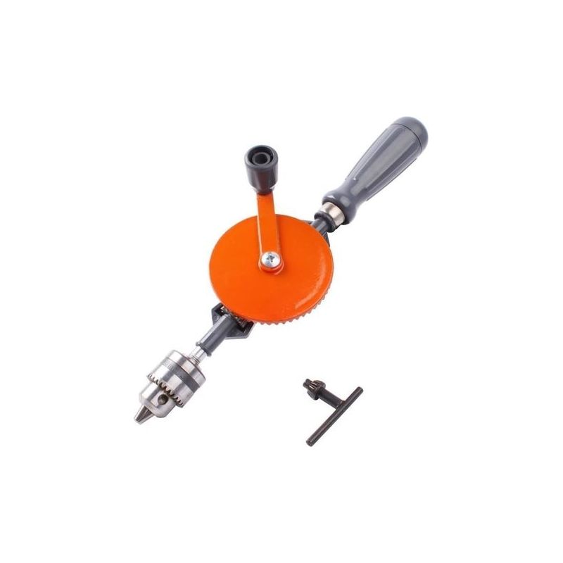 Manuelle Mini-bohrmaschine 1/4" Mit Doppelritzel - Dreibackenfutter