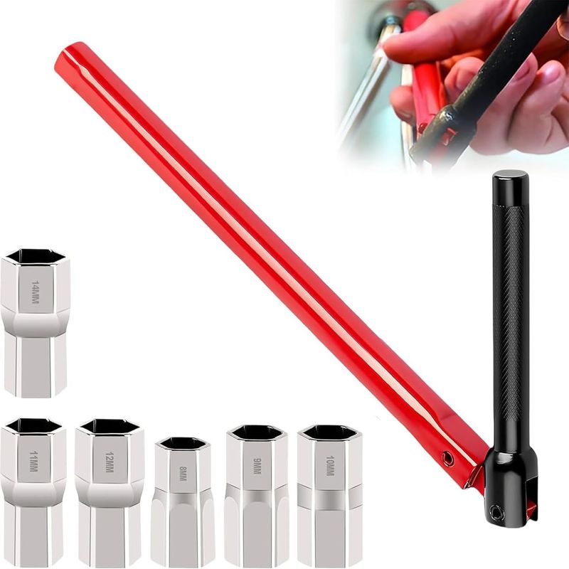 Schlüssel Für Wasserhahn-set, 13 Mm Im Rechten Winkel, Mutterschlüssel Für Wasserhähne, 8-14 Mm Installationsschlüssel Für Wasserhähne, Stehender Wasserhahnschlüssel Aus Kohlenstoffstahl, Zur Reparatu