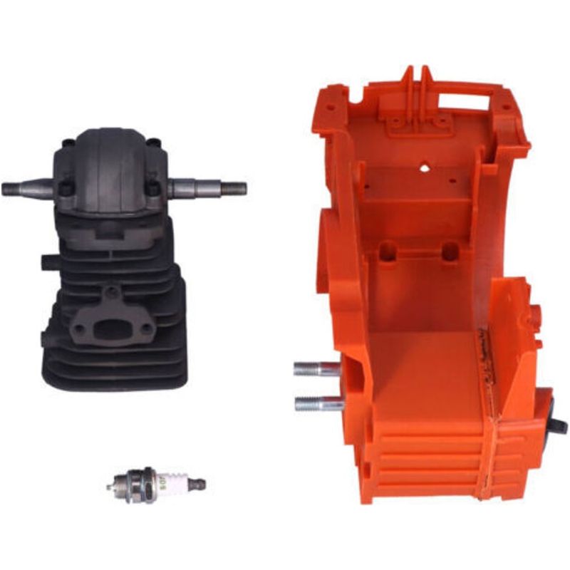 Ersatzteile Für Kettensäge 40mm - Zylinder Und Ölpumpengehäuse - Kompatibel Mit Modellen 136 137 141 142 - Sichere Verpackung