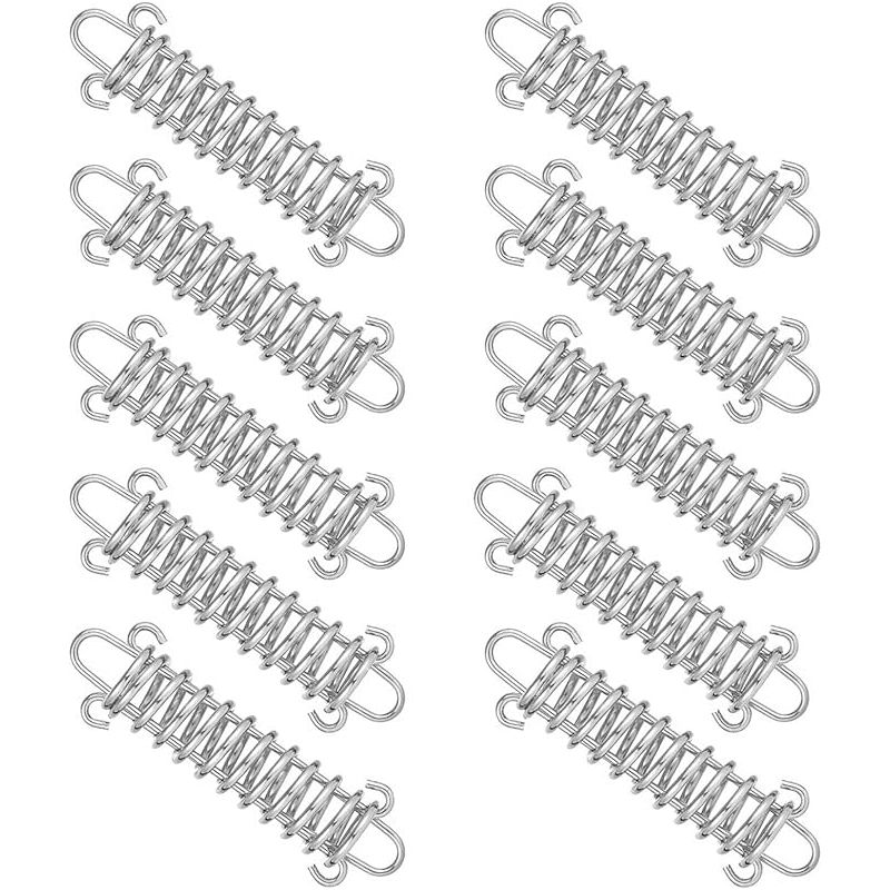 10er-pack Edelstahl-spannfedern Für Zelte, Vordächer Und Seilspanner