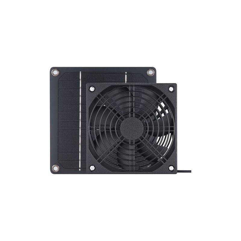 Lange Lebensdauer, Solare Außenanwendung, Hochgeschwindigkeits-extraktorventilator Für Haustiere, 3w Solar-extraktorventilator