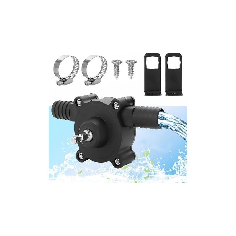 Elektrische Bohrmaschinenpumpe, Wasserpumpe Für Haus Und Garten, Mini Tragbare Selbstansaugende Handbohrmaschinenpumpe, Kleine Wasserpumpe Für Den Haushalt
