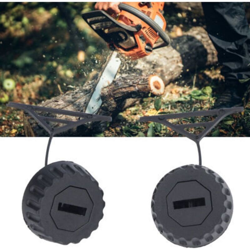 2er-set Kraftstoffdeckel Für Kettensäge, Kompatibel Mit Stihl 066 Ms660, Oem-ersatzteile 0000 350 0509 Und 0520