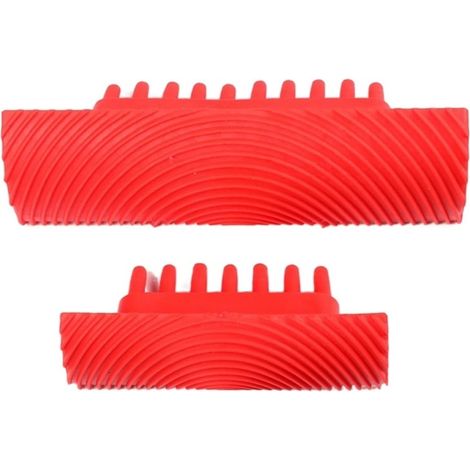 2er Set Holzmaserungs-werkzeuge Aus Gummi, Imitation Holzmaserung, Textur-muster Für Wand-diy, Malwerkzeug/pinsel Für Hausdekoration