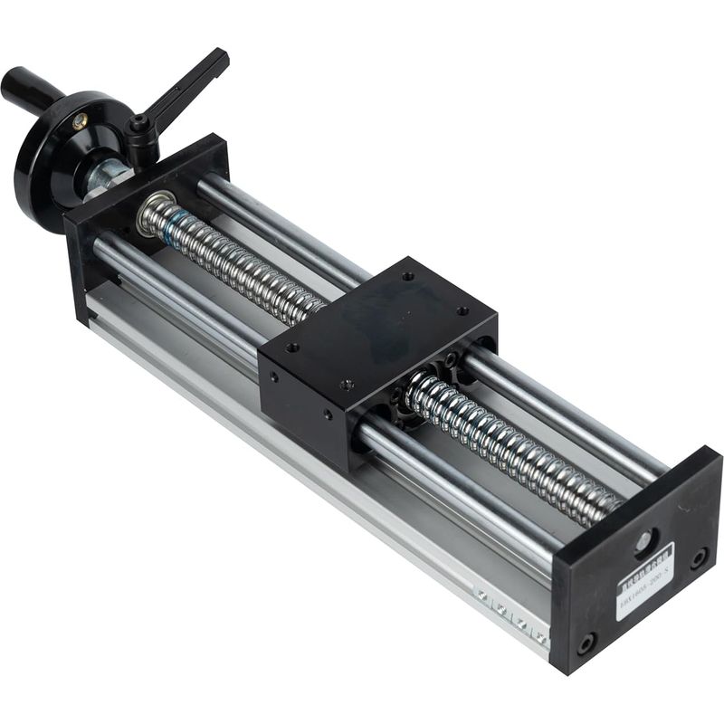 Manueller Schiebetisch, 200 Mm Verfahrweg, Doppelachse Optik, Linearführung Mit Handrad, Lineargleitschiene, Führungsplattform Für Nicht Standardisierte Automatisierung, Cnc-fräsmaschine