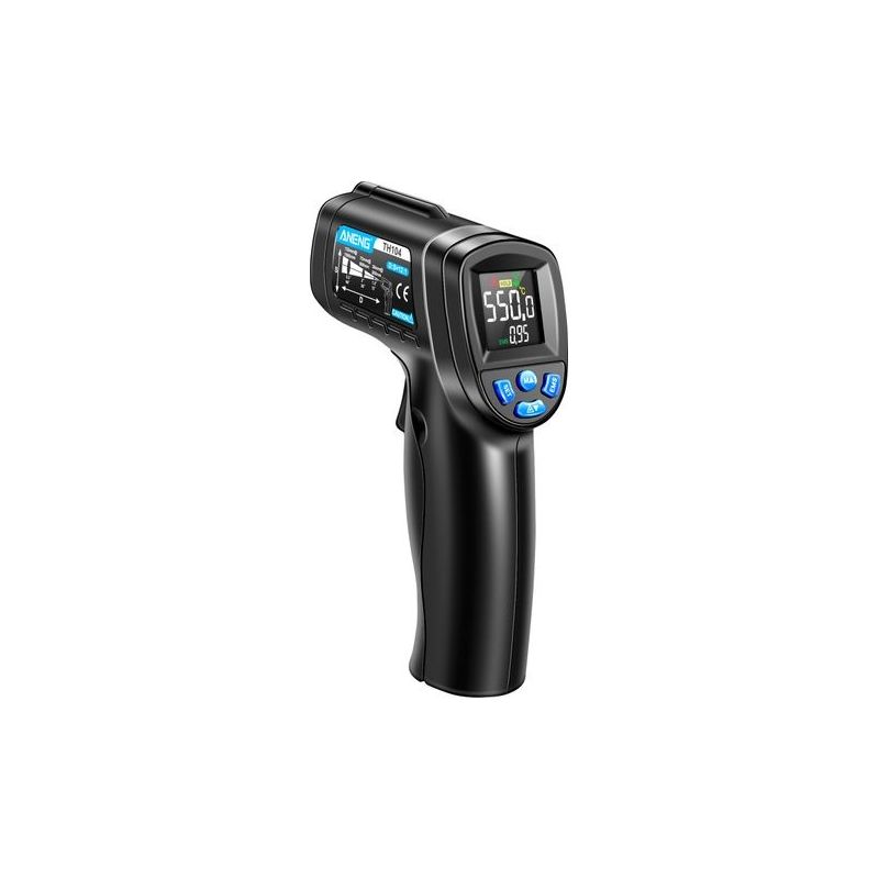 Berührungsloses Infrarot-thermometer Th104 - 50 ℃ Bis 550 ℃ Hinterleuchtetes Va-display Infrarot-thermometer Industrieller Temperaturtester Tragbarer Hochpräziser Ir-temperaturmesser Für Küche Und Ind