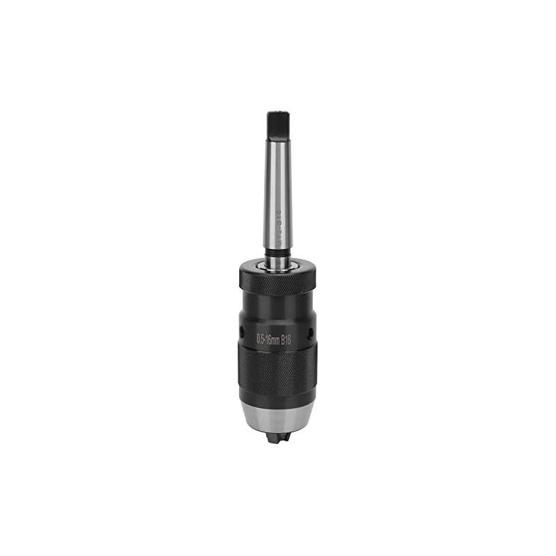 Mk2-b16 Bohrspannfutter, Schlüsselloses Spannbackenfutter Mit Spannbereich 0,5–16 Mm, Morsekegel-aufnahme, Selbstzentrierendes Schlüsselloses Futter Für Bohrmaschinen, Fräsmaschinen Und Drehmaschinen