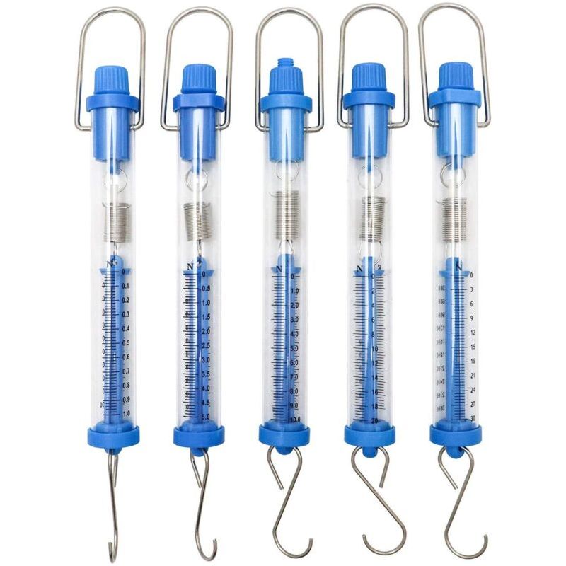 Dynamometer-set Für Physikexperimente, 1n, 5n, 10n, 20n, 30n