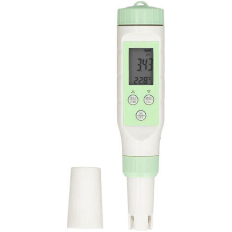 3-in-1-wasserqualitätstester Mit Bluetooth-funktion, Misst Temperatur, Tds Und Ph, Hintergrundbeleuchtetes Display, Präzise Für Ph- Und Löslichkeitstests