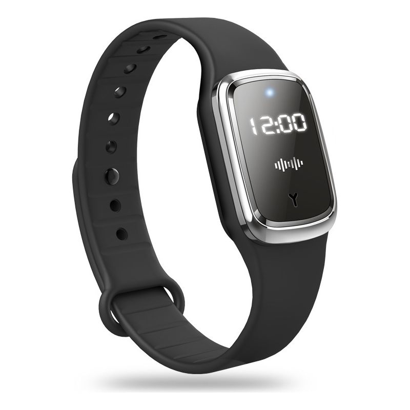 Schwarzes Anti-mücken-armband, Wasserdichte Ultraschall-anti-mücken-uhr, Usb-aufladbar Für Innen- Und Außenbereich, Für Erwachsene Und Kinder