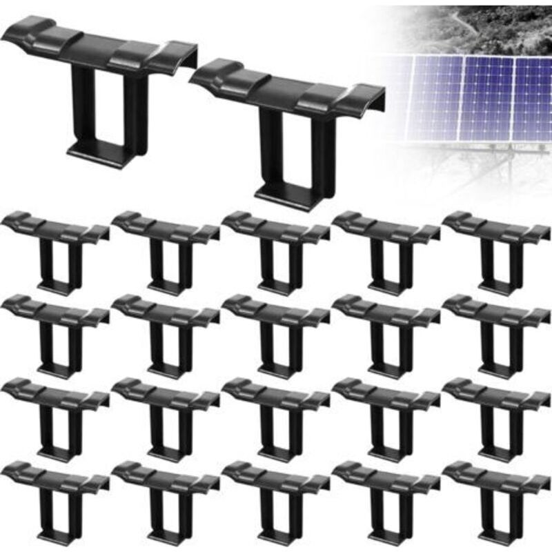 Entwässerungsklammern Für Solarmodule, 22 Stück Schlammablaufklammer Für Photovoltaikmodule 30mm Zur Wasserentwässerung Wohnmobil Dach