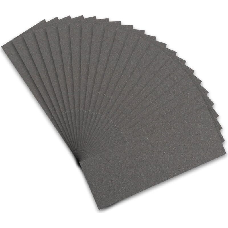 Satz Mit 21 Hochwertigen Schleifpapierblättern, Körnung 800, Ideale Auswahl Für Die Endbearbeitung Von Holzmöbeln, Das Schleifen Von Metall Und Die Autopolitur, 23 X 9 Cm