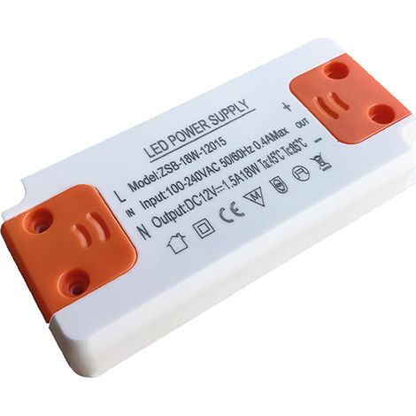 Led-transformator 18 W, Dc-12-v-wandler, Konstantspannungsnetzteil Für Led G4, Gu5.3, Mr11, Mr16
