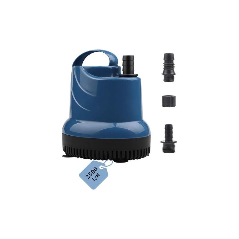 Mini Tauchwasserpumpe 2500 L/h 40w 230v Förderhöhe 2,3 M Kabel 2,5 M Für Garten, Aquarium, Teich, Springbrunnen