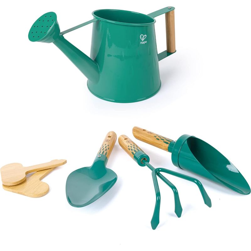 Kindergarten-set - Gießkanne, Handschaufel, Harke, Schaufel Inklusive - Geeignet Für Kinder Ab 4 Jahren - Kreatives Hobby, Geschenk, Manuelle Spiele Für Kinder Im Garten - Lernen, Pflanzen Wachsen Zu