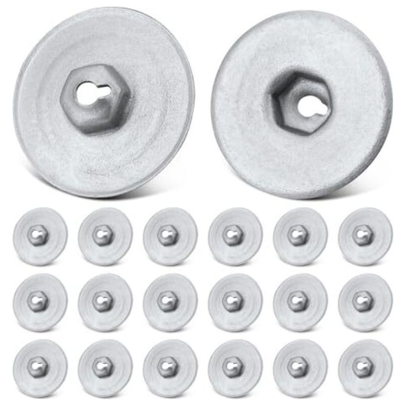 Befestigungsset Für Isoliermuttern Zum Wärmeschutz - Unterboden-scheiben Für Bmw Mini Serie 1-7 X1-x7, Spannscheiben (ø30 Mm, 20 Stück)