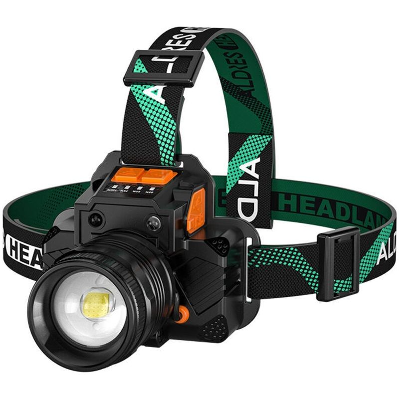 Wiederaufladbare Led-stirnlampe, Stirnlampe Mit Sensor Und Rotem Licht, Ipx7 Wasserdicht Für Camping, Wandern Und Angeln