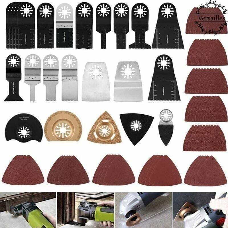 100-teiliges Multifunktionswerkzeug-sägeblatt-set, Universal-sägeblätter Für Oszillierende Multifunktionswerkzeuge Mit Schnellverschluss, Zubehörset Für Dremel, Makita