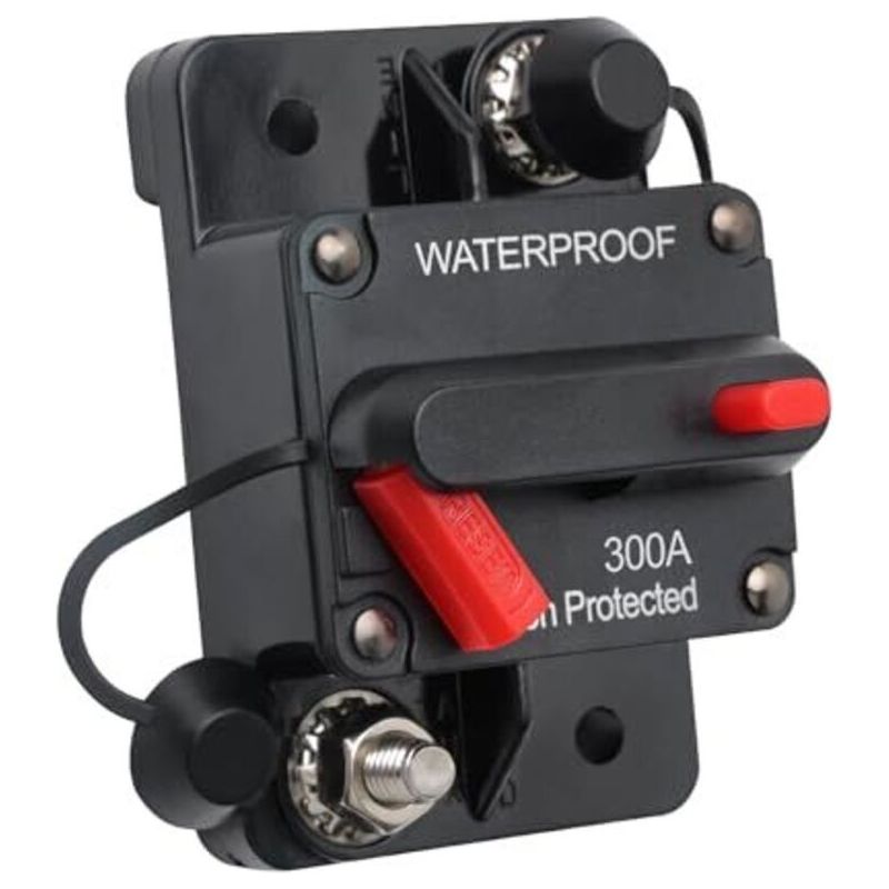 300a Dc12-48v Sicherungsautomat Mit Manueller Rückstellung, Wasserdichter Kfz-sicherungshalter Für Auto, Boot Und Angelboot-motor