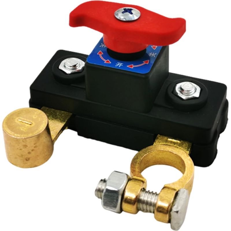 Batterietrennschalter, Batteriehauptschalter Mit Messerkontakt, Fahrzeugbatterie-trennsteuerung, 12v/24v Batterie-sicherungsschalter