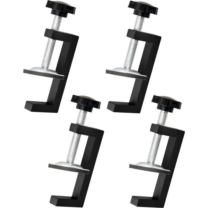 4-teiliges Schraubzwingen-set, Klemmbereich 10–57 Mm, Verstellbare G-klammer, Tischler-schraubzwinge, Befestigungsklemme, Werkzeugzubehör Für Tischklemmen, Geeignet Zur Befestigung Von Holz Und Tische