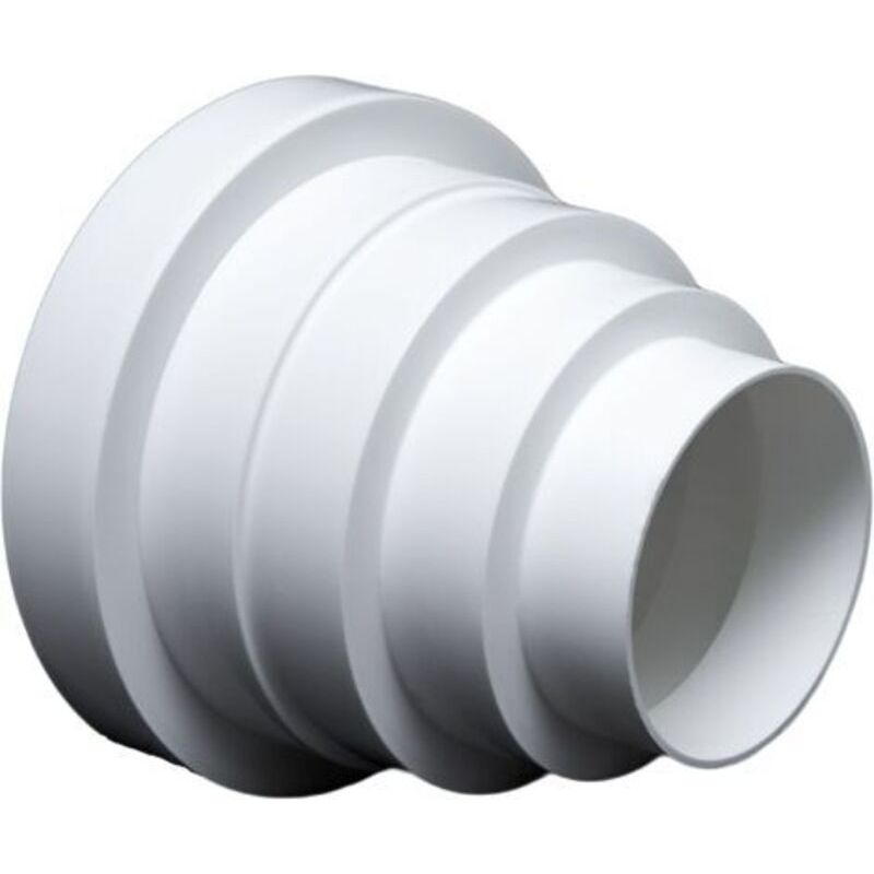 Reduzierstück Und Muffe Für Vmc 80–150 Mm – Witterungsbeständiges Pvc – Effiziente Und Leise Belüftung – Schnelle Installation