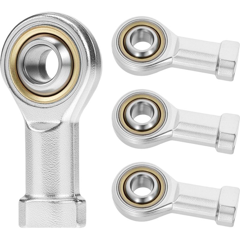 4 Stück Selbstschmierende Stangenenden M10 X 1,5, Innengewinde M10 - Kugellager Aus Kohlenstoffstahl Für Hydraulische Anwendungen Und Industriemaschinen